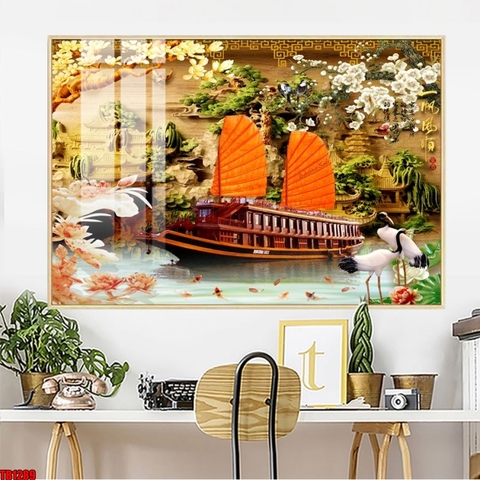 Tranh Thuận Buồm Xuôi Gió | Tranh Ngọc Việt - Đắk Lắk | Tranh Ngọc Việt - Xưởng Tranh Đẹp Buôn Ma Thuột (BMT) DakLak