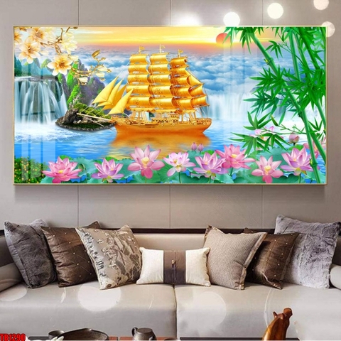 Tranh Thuận Buồm Xuôi Gió | Tranh Ngọc Việt - Đắk Lắk | Tranh Ngọc Việt - Xưởng Tranh Đẹp Buôn Ma Thuột (BMT) DakLak