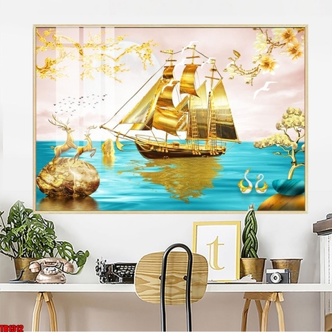 Tranh Thuận Buồm Xuôi Gió | Tranh Ngọc Việt - Đắk Lắk | Tranh Ngọc Việt - Xưởng Tranh Đẹp Buôn Ma Thuột (BMT) DakLak