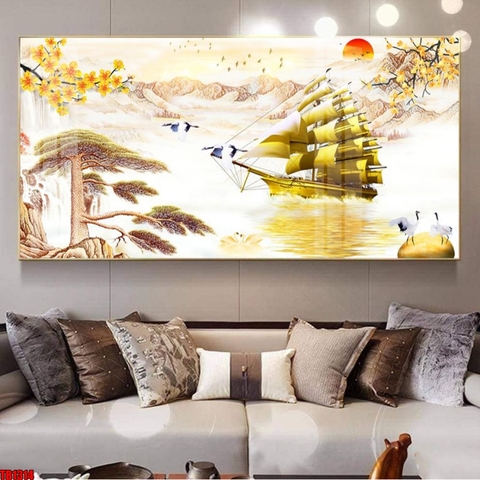 Tranh Thuận Buồm Xuôi Gió | Tranh Ngọc Việt - Đắk Lắk | Tranh Ngọc Việt - Xưởng Tranh Đẹp Buôn Ma Thuột (BMT) DakLak