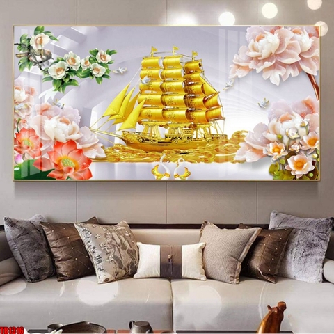 Tranh Thuận Buồm Xuôi Gió | Tranh Ngọc Việt - Đắk Lắk | Tranh Ngọc Việt - Xưởng Tranh Đẹp Buôn Ma Thuột (BMT) DakLak