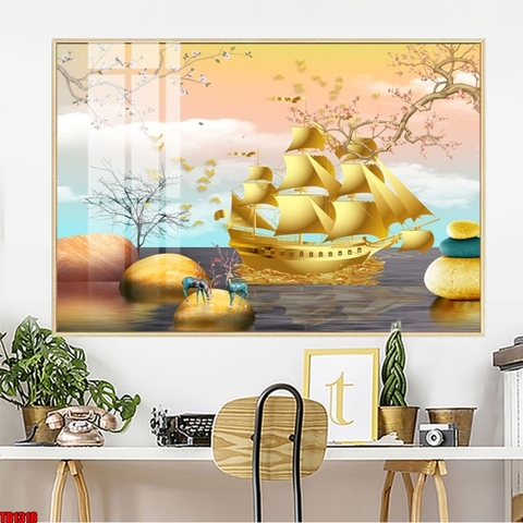 Tranh Thuận Buồm Xuôi Gió | Tranh Ngọc Việt - Đắk Lắk | Tranh Ngọc Việt - Xưởng Tranh Đẹp Buôn Ma Thuột (BMT) DakLak