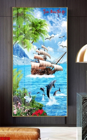 Tranh Thuận Buồm Xuôi Gió | Tranh Ngọc Việt - Đắk Lắk | Tranh Ngọc Việt - Xưởng Tranh Đẹp Buôn Ma Thuột (BMT) DakLak