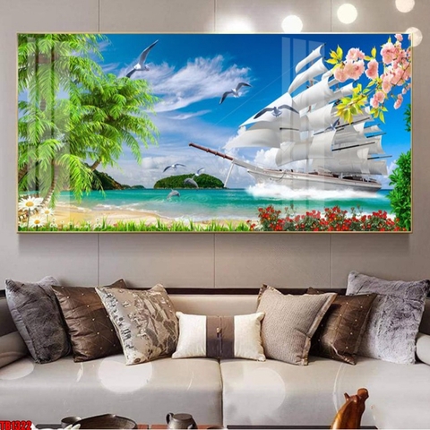 Tranh Thuận Buồm Xuôi Gió | Tranh Ngọc Việt - Đắk Lắk | Tranh Ngọc Việt - Xưởng Tranh Đẹp Buôn Ma Thuột (BMT) DakLak