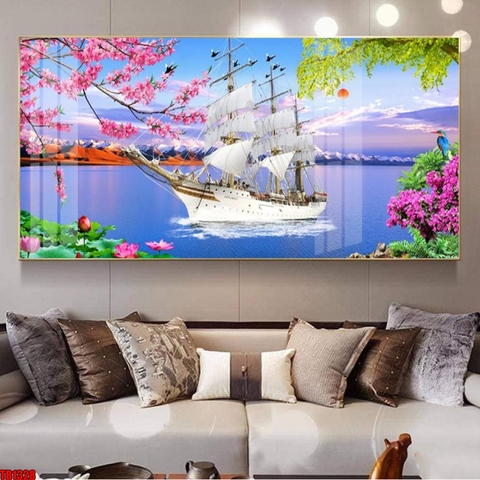 Tranh Thuận Buồm Xuôi Gió | Tranh Ngọc Việt - Đắk Lắk | Tranh Ngọc Việt - Xưởng Tranh Đẹp Buôn Ma Thuột (BMT) DakLak