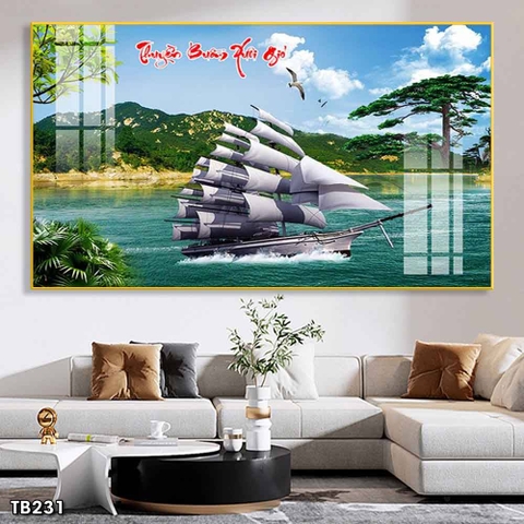 Tranh Thuận Buồm Xuôi Gió | Tranh Ngọc Việt - Đắk Lắk | Tranh Ngọc Việt - Xưởng Tranh Đẹp Buôn Ma Thuột (BMT) DakLak