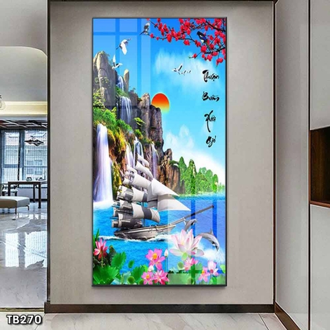 Tranh Thuận Buồm Xuôi Gió | Tranh Ngọc Việt - Đắk Lắk | Tranh Ngọc Việt - Xưởng Tranh Đẹp Buôn Ma Thuột (BMT) DakLak