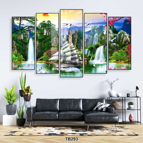 Bộ 5 Tranh Ghép Đẹp, Sang | Tranh Ngọc Việt - Đắk Lắk | Tranh Ngọc Việt - Xưởng Tranh Đẹp Buôn Ma Thuột (BMT) DakLak