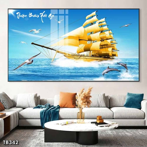 Tranh Thuận Buồm Xuôi Gió | Tranh Ngọc Việt - Đắk Lắk | Tranh Ngọc Việt - Xưởng Tranh Đẹp Buôn Ma Thuột (BMT) DakLak