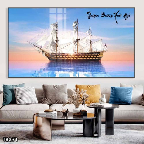 Tranh Thuận Buồm Xuôi Gió | Tranh Ngọc Việt - Đắk Lắk | Tranh Ngọc Việt - Xưởng Tranh Đẹp Buôn Ma Thuột (BMT) DakLak