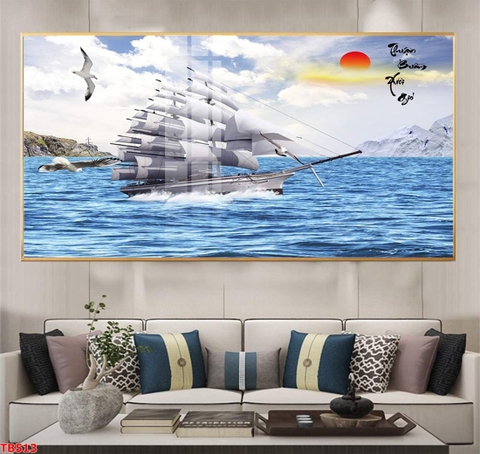 Tranh Thuận Buồm Xuôi Gió | Tranh Ngọc Việt - Đắk Lắk | Tranh Ngọc Việt - Xưởng Tranh Đẹp Buôn Ma Thuột (BMT) DakLak