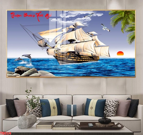 Tranh Thuận Buồm Xuôi Gió | Tranh Ngọc Việt - Đắk Lắk | Tranh Ngọc Việt - Xưởng Tranh Đẹp Buôn Ma Thuột (BMT) DakLak