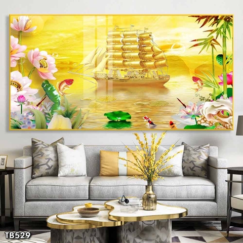 Tranh Thuận Buồm Xuôi Gió | Tranh Ngọc Việt - Đắk Lắk | Tranh Ngọc Việt - Xưởng Tranh Đẹp Buôn Ma Thuột (BMT) DakLak