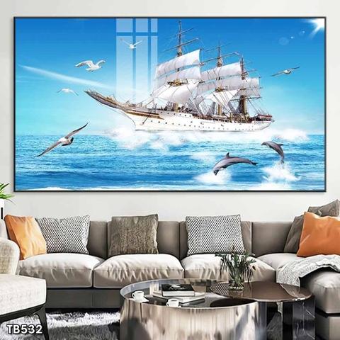 Tranh Thuận Buồm Xuôi Gió | Tranh Ngọc Việt - Đắk Lắk | Tranh Ngọc Việt - Xưởng Tranh Đẹp Buôn Ma Thuột (BMT) DakLak