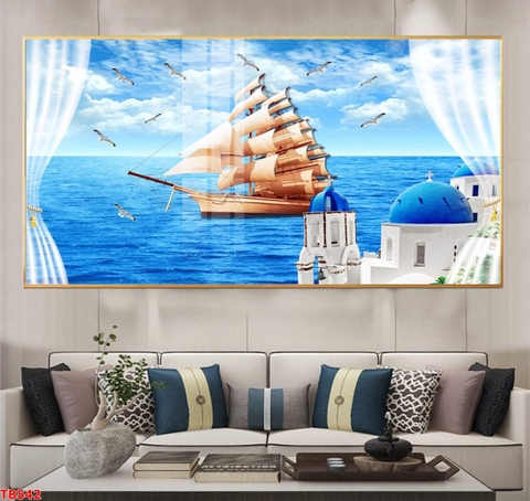 Tranh Thuận Buồm Xuôi Gió | Tranh Ngọc Việt - Đắk Lắk | Tranh Ngọc Việt - Xưởng Tranh Đẹp Buôn Ma Thuột (BMT) DakLak