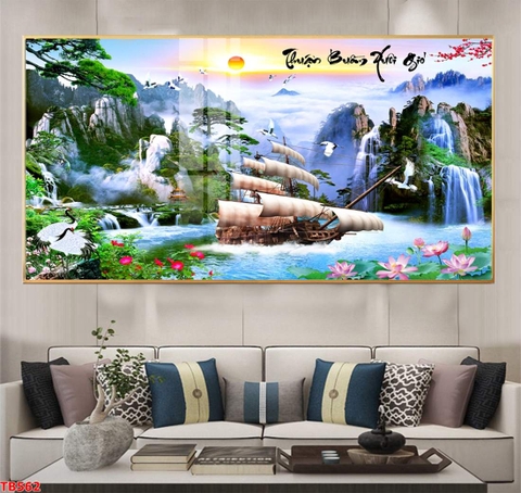Tranh Thuận Buồm Xuôi Gió | Tranh Ngọc Việt - Đắk Lắk | Tranh Ngọc Việt - Xưởng Tranh Đẹp Buôn Ma Thuột (BMT) DakLak