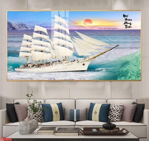 Tranh Thuận Buồm Xuôi Gió | Tranh Ngọc Việt - Đắk Lắk | Tranh Ngọc Việt - Xưởng Tranh Đẹp Buôn Ma Thuột (BMT) DakLak