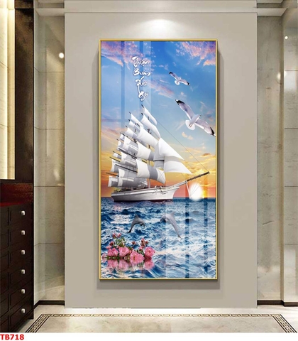 Tranh Thuận Buồm Xuôi Gió | Tranh Ngọc Việt - Đắk Lắk | Tranh Ngọc Việt - Xưởng Tranh Đẹp Buôn Ma Thuột (BMT) DakLak