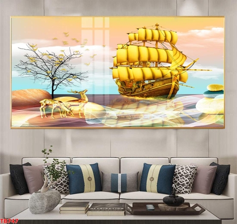 Tranh Thuận Buồm Xuôi Gió | Tranh Ngọc Việt - Đắk Lắk | Tranh Ngọc Việt - Xưởng Tranh Đẹp Buôn Ma Thuột (BMT) DakLak