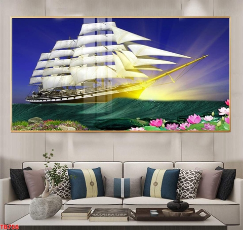 Tranh Thuận Buồm Xuôi Gió | Tranh Ngọc Việt - Đắk Lắk | Tranh Ngọc Việt - Xưởng Tranh Đẹp Buôn Ma Thuột (BMT) DakLak