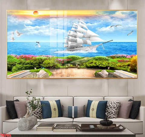 Tranh Thuận Buồm Xuôi Gió | Tranh Ngọc Việt - Đắk Lắk | Tranh Ngọc Việt - Xưởng Tranh Đẹp Buôn Ma Thuột (BMT) DakLak