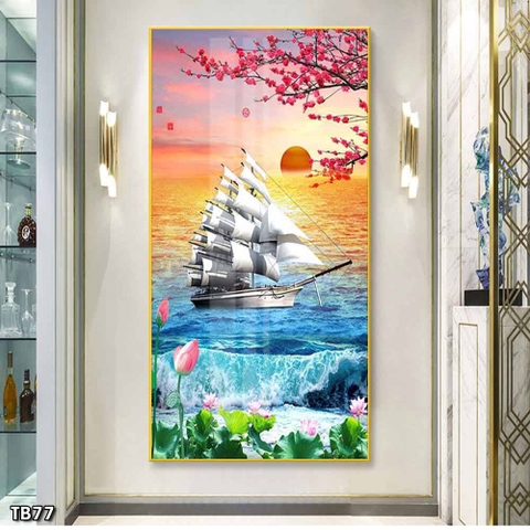 Tranh Thuận Buồm Xuôi Gió | Tranh Ngọc Việt - Đắk Lắk | Tranh Ngọc Việt - Xưởng Tranh Đẹp Buôn Ma Thuột (BMT) DakLak