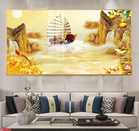 Tranh Thuận Buồm Xuôi Gió | Tranh Ngọc Việt - Đắk Lắk | Tranh Ngọc Việt - Xưởng Tranh Đẹp Buôn Ma Thuột (BMT) DakLak