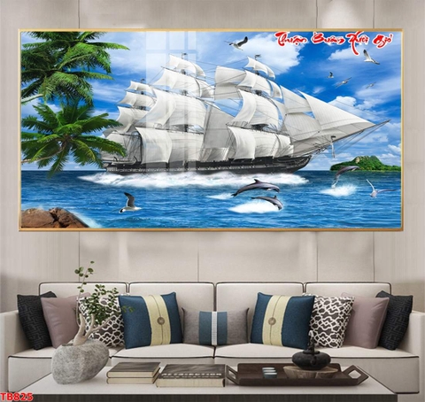 Tranh Thuận Buồm Xuôi Gió | Tranh Ngọc Việt - Đắk Lắk | Tranh Ngọc Việt - Xưởng Tranh Đẹp Buôn Ma Thuột (BMT) DakLak