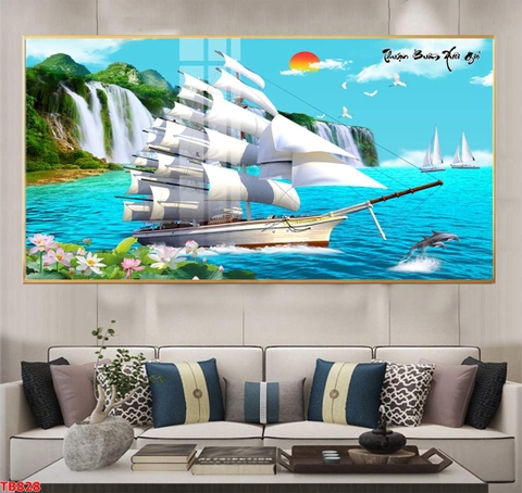 Tranh Thuận Buồm Xuôi Gió | Tranh Ngọc Việt - Đắk Lắk | Tranh Ngọc Việt - Xưởng Tranh Đẹp Buôn Ma Thuột (BMT) DakLak