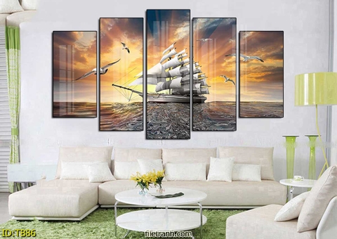Bộ 5 Tranh Ghép Đẹp, Sang | Tranh Ngọc Việt - Đắk Lắk | Tranh Ngọc Việt - Xưởng Tranh Đẹp Buôn Ma Thuột (BMT) DakLak