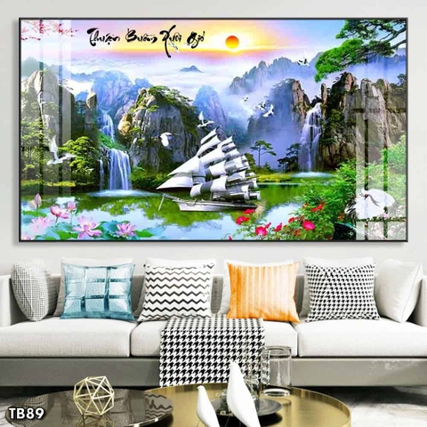 Tranh Thuận Buồm Xuôi Gió | Tranh Ngọc Việt - Đắk Lắk | Tranh Ngọc Việt - Xưởng Tranh Đẹp Buôn Ma Thuột (BMT) DakLak