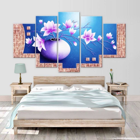 Bộ 5 Tranh Ghép Đẹp, Sang | Tranh Ngọc Việt - Đắk Lắk | Tranh Ngọc Việt - Xưởng Tranh Đẹp Buôn Ma Thuột (BMT) DakLak