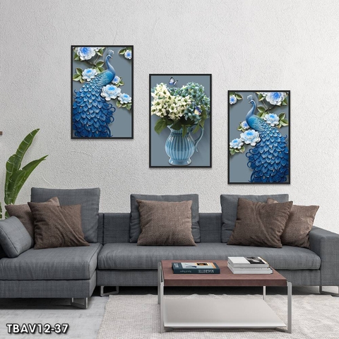 Tranh Chim Công Đẹp | Tranh Ngọc Việt - Đắk Lắk | Tranh Ngọc Việt - Xưởng Tranh Đẹp Buôn Ma Thuột (BMT) DakLak