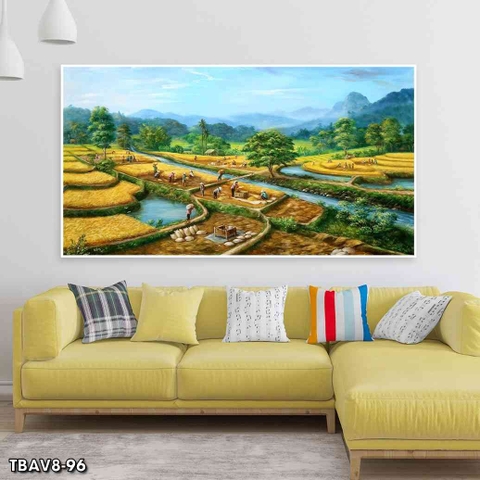 Tranh Phong Cảnh Đồng Quê | Tranh Ngọc Việt - Đắk Lắk | Tranh Ngọc Việt - Xưởng Tranh Đẹp Buôn Ma Thuột (BMT) DakLak