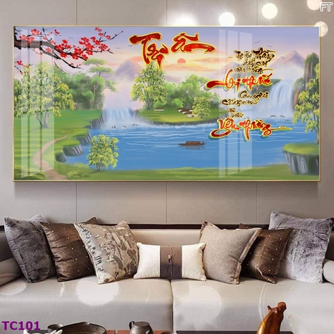 Tranh Tri Ân Thầy Cô Thư Pháp | Tranh Ngọc Việt - Đắk Lắk | Tranh Ngọc Việt - Xưởng Tranh Đẹp Buôn Ma Thuột (BMT) DakLak