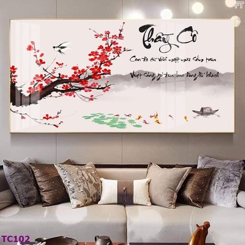 Tranh Tri Ân Thầy Cô Thư Pháp | Tranh Ngọc Việt - Đắk Lắk | Tranh Ngọc Việt - Xưởng Tranh Đẹp Buôn Ma Thuột (BMT) DakLak