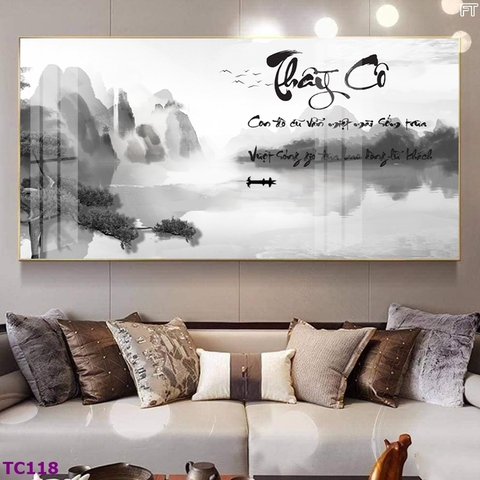 Tranh Tri Ân Thầy Cô Thư Pháp | Tranh Ngọc Việt - Đắk Lắk | Tranh Ngọc Việt - Xưởng Tranh Đẹp Buôn Ma Thuột (BMT) DakLak