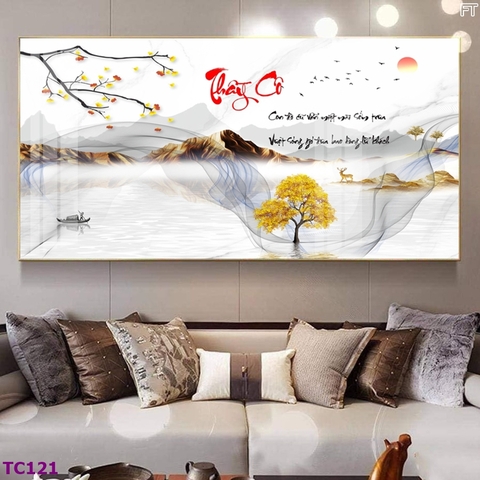 Tranh Tri Ân Thầy Cô Thư Pháp | Tranh Ngọc Việt - Đắk Lắk | Tranh Ngọc Việt - Xưởng Tranh Đẹp Buôn Ma Thuột (BMT) DakLak