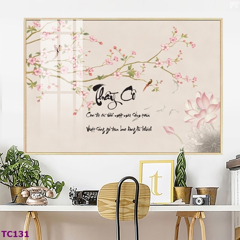 Tranh Tri Ân Thầy Cô Thư Pháp | Tranh Ngọc Việt - Đắk Lắk | Tranh Ngọc Việt - Xưởng Tranh Đẹp Buôn Ma Thuột (BMT) DakLak