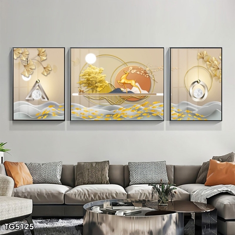 Tranh Hươu Tài Lộc | Tranh Ngọc Việt - Đắk Lắk | Tranh Ngọc Việt - Xưởng Tranh Đẹp Buôn Ma Thuột (BMT) DakLak