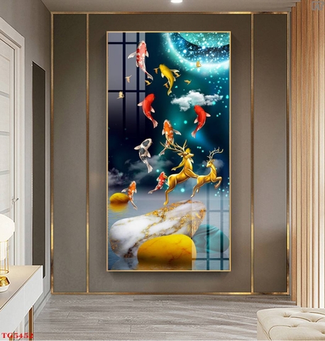 Tranh Cửu Ngư Quần Hội | Tranh Ngọc Việt - Đắk Lắk | Tranh Ngọc Việt - Xưởng Tranh Đẹp Buôn Ma Thuột (BMT) DakLak