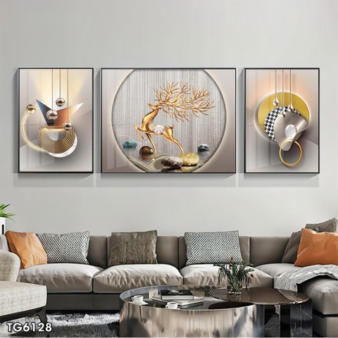 Tranh Hươu Tài Lộc | Tranh Ngọc Việt - Đắk Lắk | Tranh Ngọc Việt - Xưởng Tranh Đẹp Buôn Ma Thuột (BMT) DakLak