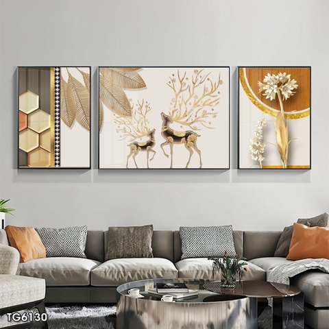 Tranh Hươu Tài Lộc | Tranh Ngọc Việt - Đắk Lắk | Tranh Ngọc Việt - Xưởng Tranh Đẹp Buôn Ma Thuột (BMT) DakLak