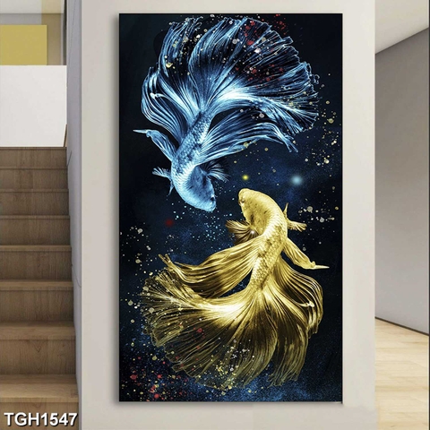 Tranh Cá Phong Thủy | Tranh Ngọc Việt - Đắk Lắk | Tranh Ngọc Việt - Xưởng Tranh Đẹp Buôn Ma Thuột (BMT) DakLak