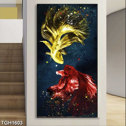 Tranh Cá Phong Thủy | Tranh Ngọc Việt - Đắk Lắk | Tranh Ngọc Việt - Xưởng Tranh Đẹp Buôn Ma Thuột (BMT) DakLak