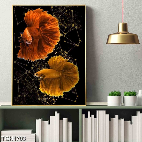 Tranh Cá Phong Thủy | Tranh Ngọc Việt - Đắk Lắk | Tranh Ngọc Việt - Xưởng Tranh Đẹp Buôn Ma Thuột (BMT) DakLak