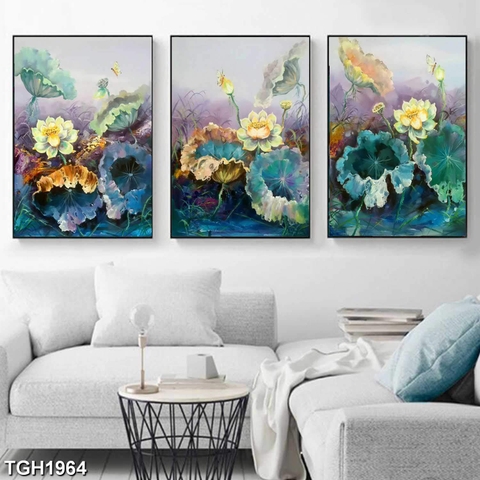 Tranh Hoa Sen Đẹp | Tranh Ngọc Việt - Đắk Lắk | Tranh Ngọc Việt - Xưởng Tranh Đẹp Buôn Ma Thuột (BMT) DakLak