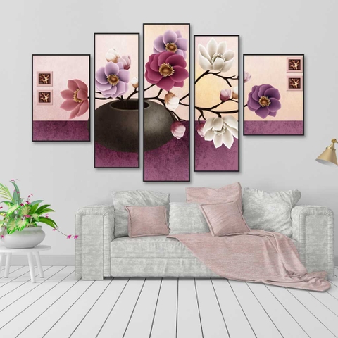 Bộ 5 Tranh Ghép Đẹp, Sang | Tranh Ngọc Việt - Đắk Lắk | Tranh Ngọc Việt - Xưởng Tranh Đẹp Buôn Ma Thuột (BMT) DakLak