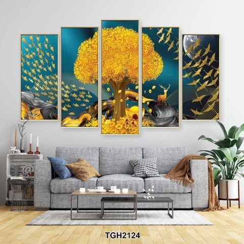 Bộ 5 Tranh Ghép Đẹp, Sang | Tranh Ngọc Việt - Đắk Lắk | Tranh Ngọc Việt - Xưởng Tranh Đẹp Buôn Ma Thuột (BMT) DakLak