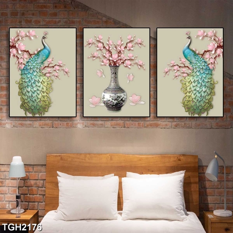 Tranh Chim Công Đẹp | Tranh Ngọc Việt - Đắk Lắk | Tranh Ngọc Việt - Xưởng Tranh Đẹp Buôn Ma Thuột (BMT) DakLak